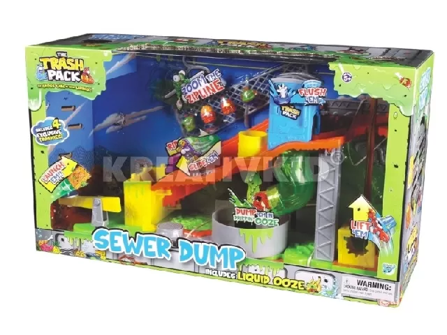 Trash Pack - Szennyvíztelep játékszett