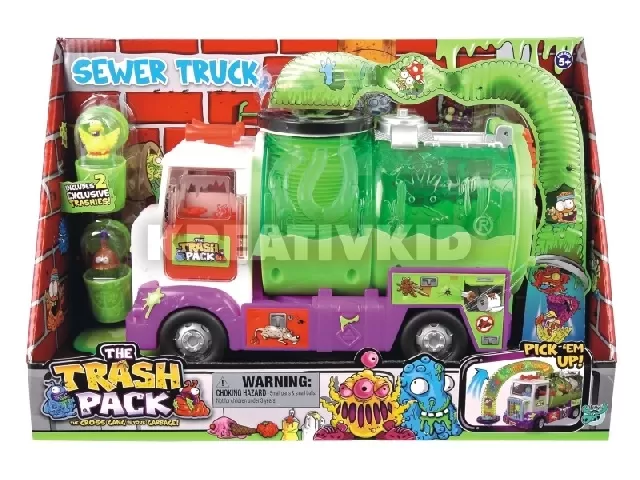 Trash Pack - Szippantós kocsi játékszett