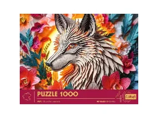 Trefl: 40. születésnap, Paper Art: Farkas puzzle - 1000 darabos