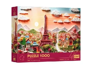 Trefl: 40. születésnap, Párizs puzzle - 1000 darabos