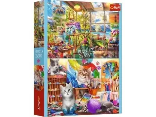 Trefl: A festészet művészete - 2 x 500 darabos puzzle