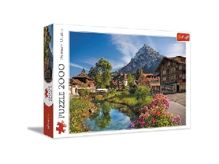 Trefl: Alpesi falu puzzle - 2000 darabos