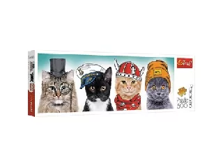 Trefl: Bolyhos csapat panoráma puzzle - 500 darabos