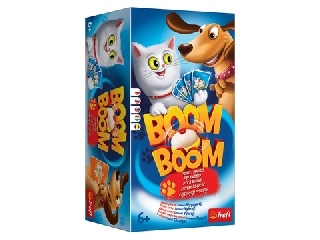 Trefl: Boom Boom - Kutyák és cicák ügyességi és logikai társasjáték