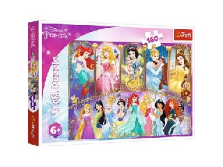 Trefl: Disney hercegnők puzzle - 160 darabos