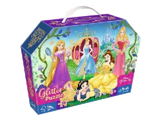 Trefl: Disney hercegnők puzzle - 70 darabos, glitteres