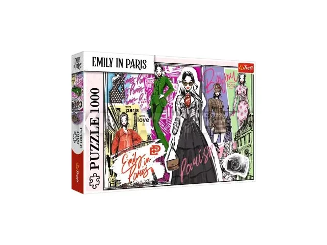Trefl: Emily Párizsban: Divatinspirációk - 1000 darabos puzzle