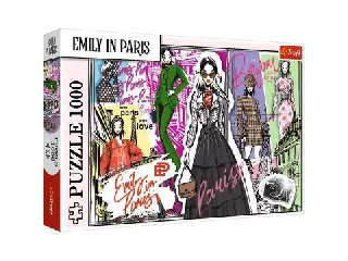 Trefl: Emily Párizsban: Divatinspirációk - 1000 darabos puzzle