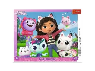 Trefl: Gabi babaháza keretes puzzle - 25 darabos