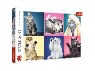 Trefl: Kiscicák puzzle - 500 darabos