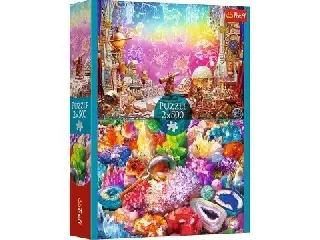 Trefl: Kozmosz és kristályok 2 az 1-ben puzzle - 500 darabos