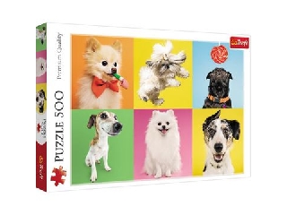 Trefl: Kutyák puzzle - 500 darabos