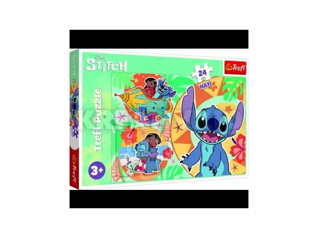 Trefl: Lilo&Stich, Barátság maxi puzzle - 24 darabos