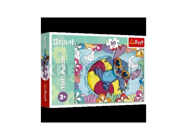 Trefl: Lilo&Stich, Napozó Sitch puzzle - 30 darabos