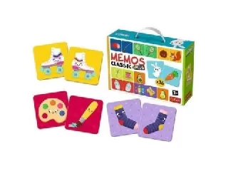 Trefl: Memos Classic & Plus logikai társasjáték és memória
