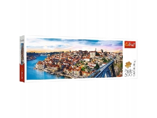 Trefl: Porto, Portugália panoráma puzzle - 500 darabos