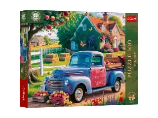 Trefl Premium Plus: European Puzzle Championship Kék furgon - 500 darabos puzzle