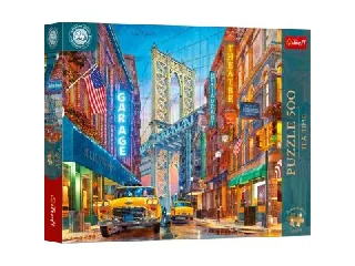 Trefl Premium Plus: European Puzzle Championship New York - 500 darabos puzzle