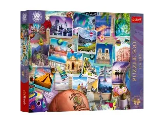 Trefl Premium Plus: European Puzzle Championship Utazás - 500 darabos puzzle