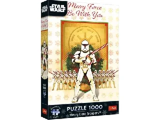 Trefl Premium Plus: Star Wars, Klónok karácsonya puzzle - 1000 darabos