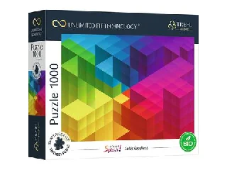 Trefl Prime: Színes kockák - 1000 darabos kombinálható puzzle