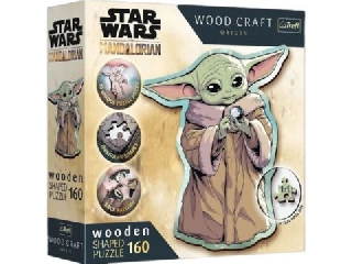 Trefl Puzzle Wood Craft: Star Wars, Grogu - 160 darabos puzzle fából