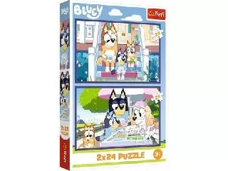 Trefl: Vicces Bluey - 2 x 24 darabos puzzle