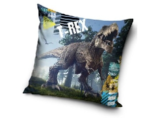 T-Rex mintás párnahuzat - 40 x 40 cm