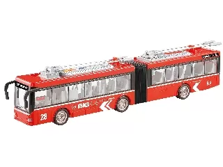 Troli (áramszedő kábel, nyitható ajtó, fény, hang)