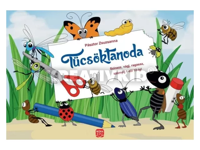 Tücsöktanoda - Színezz, vágj, ragassz, számolj!