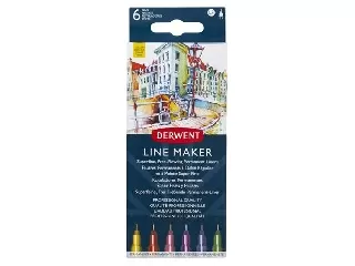 Tűfilc készlet, 0,3 mm, DERWENT 