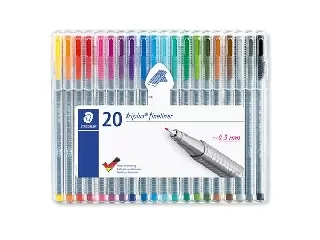 Tűfilc készlet, 0,3 mm, STAEDTLER