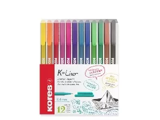 Tűfilc készlet, 0,4 mm, KORES 