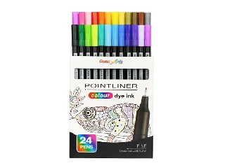 Tűfilc készlet, 0,4 mm, PENTEL