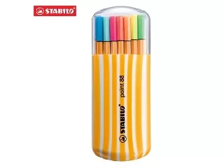 Tűfilc készlet, 0,4 mm, STABILO 