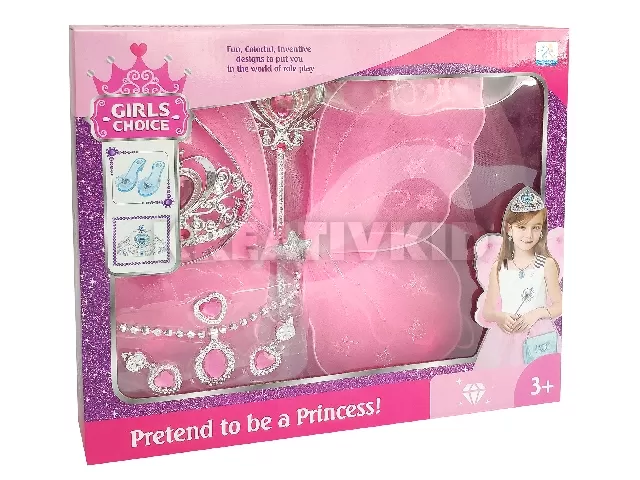 Tündérszett (szoknya, szárny, ékszerek, varázspálca)