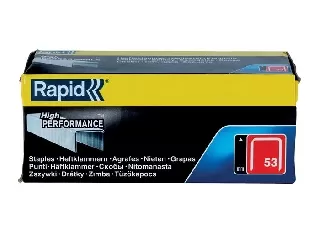 Tűzőkapocs, 53/6, horganyzott, RAPID