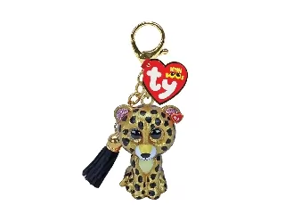 TY Mini Boos clip műanyag figura STERLING leopárd
