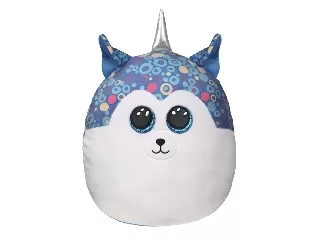 Ty Squishy Beanies párna alakú plüss figura HELENA, 30 cm - kék husk