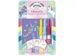 Unikornis festékszóró toll készlet