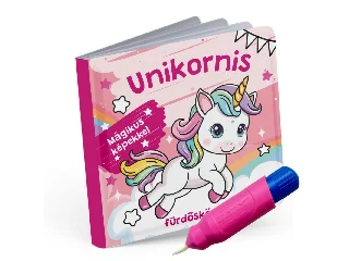 UNIKORNIS FÜRDŐSKÖNYV - MÁGIKUS KÉPEKKEL, SZÍNVÁLTÓS