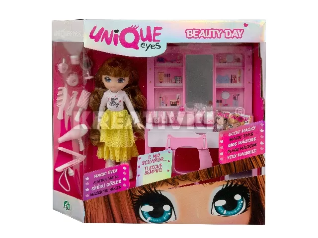 UNIQUE EYES bűvös szemű baba szépségszalonnal