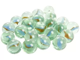 Üveggolyó macskaszem sárga-kék-barna 15 mm 50 db