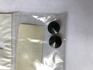 Üvegkristály parabola 12mm-es 2 db/csomag - fekete