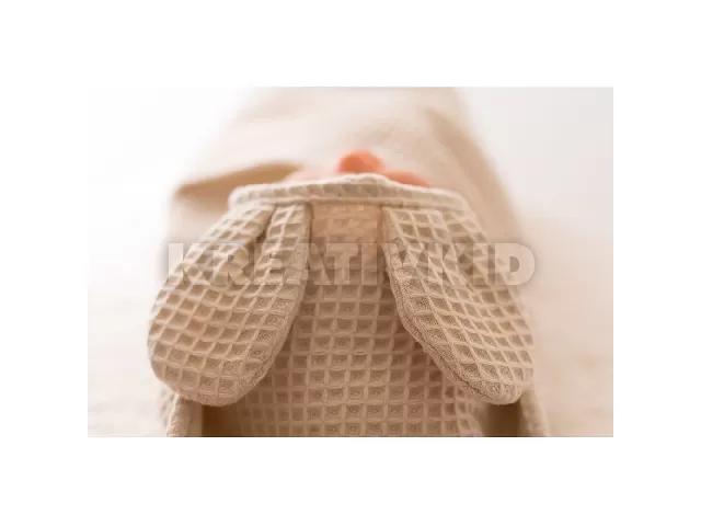 Vaganza fürdõlepedõ Waffle 70X70cm ecrü