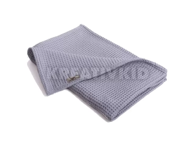Vaganza takaró pamut Waffle 100x140cm szürke