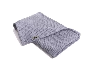 Vaganza takaró pamut Waffle 100x140cm szürke