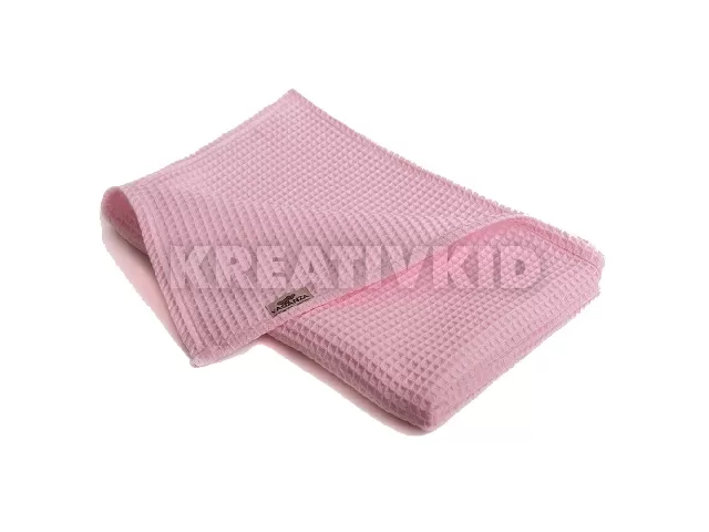 Vaganza takaró pamut Waffle 70x90cm rózsaszín