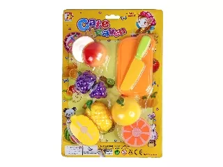 Vágható gyümölcs műanyag készlet