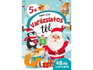 Varázslatos tél foglalkoztató - 48 db matricával